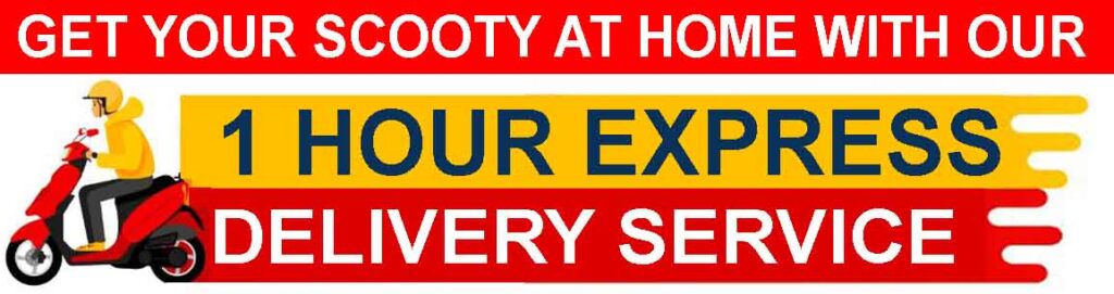 Home delivery of scooty