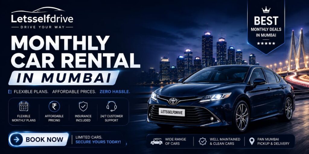 monthly car rental in mumbai